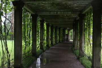 Old, Catherine Park in St. Petersburg. Russia