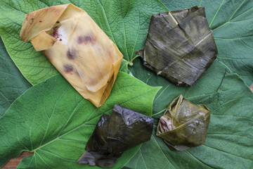 Unique Shaped Tamales Made by Local Maya in Chiapas, Mexico
