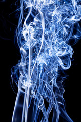 blue smoke abstract texture background