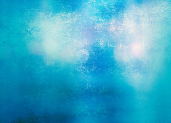 Retro grungy texture background in green  and blue tones