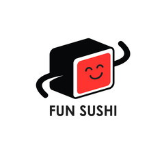 sushi logo, vector design template
