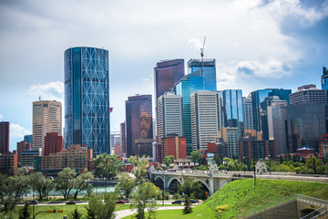 Calgary city skyline, Alberta, Canada
