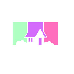 home logo vector, with simple design style