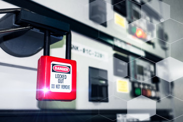 Lock out for Fix hight voltage equipment in sub station. 