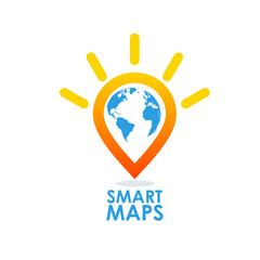 smart idea, bulb logo icon vector design.  thinking and creative logo theme