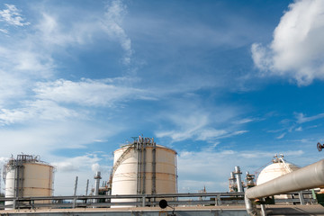 storage tank in petrochemical industry.