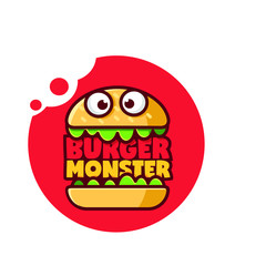 burger logo vector design template