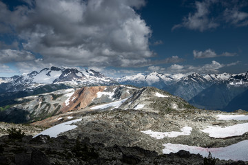 Obraz premium Beautiful landscape in Whistler BC, British Columbia, Canada.