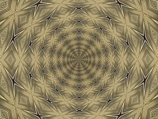 Black, brown and beige abstract round pattern