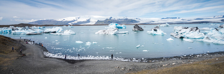 Jokulsarlon glacier ice lagoon, Iceland
