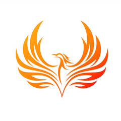 Charming Phoenix Illustration for Logo or Icon