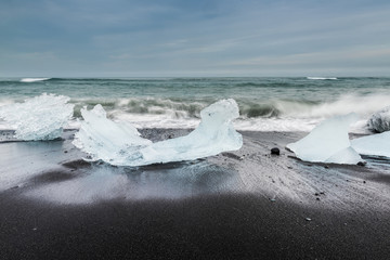 Diamond beach in Iceland