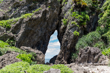 沖縄　久米島　ミーフガー