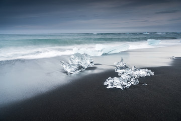 Diamond beach in Iceland