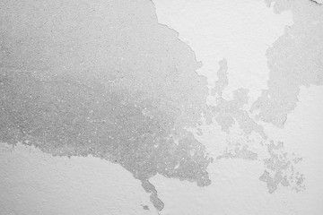 Old white cement or concrete wall texture surface and color peel for backgrounds with empty space. 