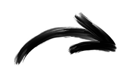 Arrow  black paint vector ink.Arrow  black paint vector icon.Arrow  black paint vector sign.Arrows  black paint vector 