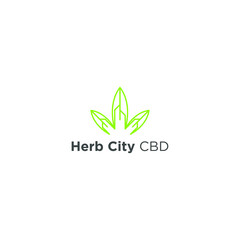 Cbd cannabidiol logo for legal treatment