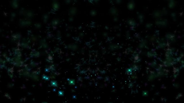 fire work colorful particle animation