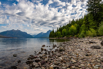Early Morning at Lake McDonald, Glacier