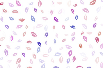 seamless pattern with lips
