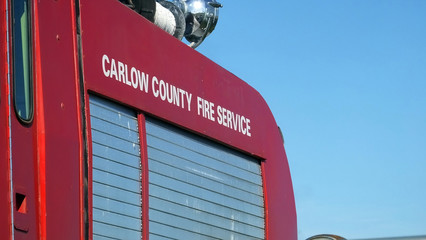 Fototapeta premium Machinery and tractors at the National Ploughing Championships Co Carlow Ireland on 19th September 2019