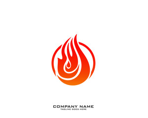 Fire flame Logo Template