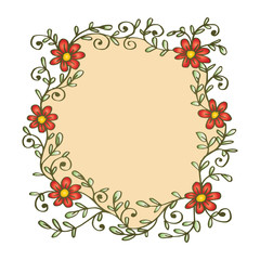 Floral frame 