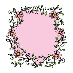 Floral frame 
