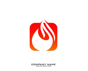 Fire flame Logo Template