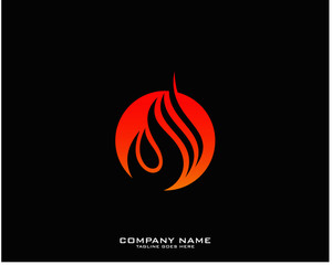 Fire flame Logo Template
