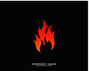 Fire flame Logo Template