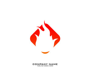 Fire flame Logo Template