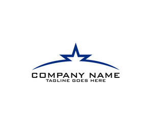 Obraz premium Star Logo Template vector icon illustration design