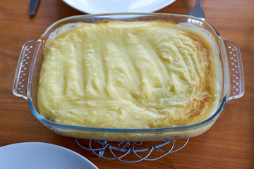 Hachis Parmentier On a Translucent Plate
