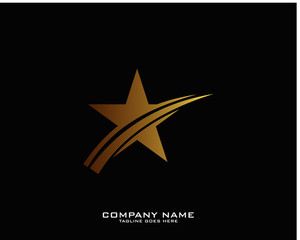 Obraz premium Star Logo Template vector icon illustration design