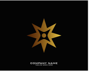 Obraz premium Star Logo Template vector icon illustration design