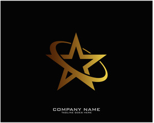 Obraz premium Star Logo Template vector icon illustration design