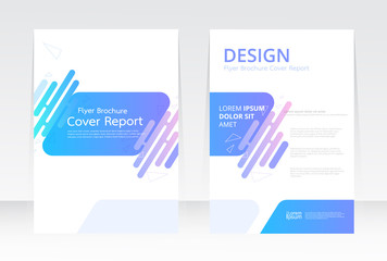 Vector abstract design  Cover Report Brochure Flyer Banner template.