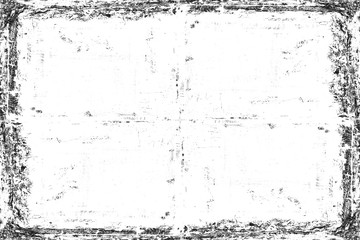 Obraz premium Grunge background is black and white. Abstract monochrome texture