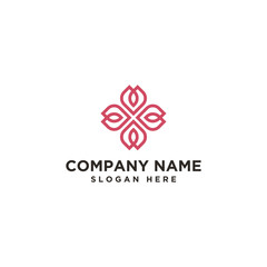 Fototapeta premium natural logo template. vector
