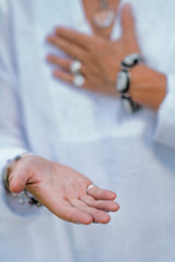 Giving Ability Meditation, Hands Gesture