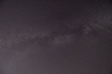 Milky Way over the Trees in the flooded during the night Pa Sak Jolasid dam, Thailand