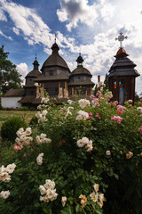 Photos depicting ancient churches and defensive castles that have historic and architectural value.