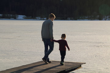 Vater und Sohn