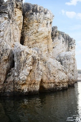 Marble rocks, Narmada river, Bedhaghat, Madhya Pradesh, India