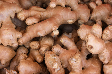 ginger roots a very aromatic plant to flavor many tasty dishes