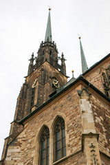 Fototapeta na wymiar Cathedral of Saints Peter and Paul, Brno, Czech republic