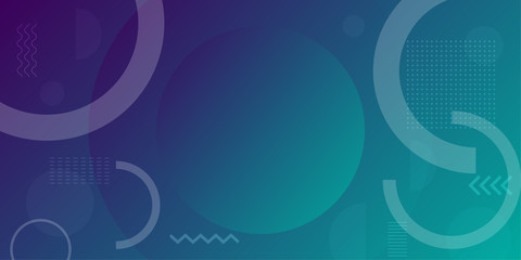 Colorful abstract background using minimal geometry as an element.