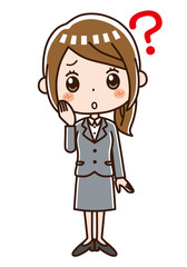 ビジネスウーマン　疑問