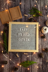 Baby, it's cold outside - Christmas card mood